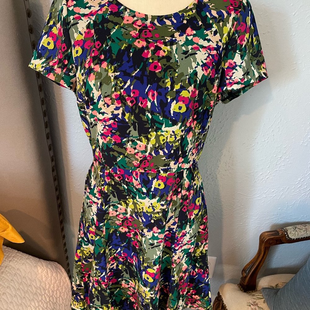 J.Crew Factory Colorful Dress, size 8